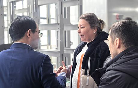 OSK集團總裁KSB先生一行視察我司工廠